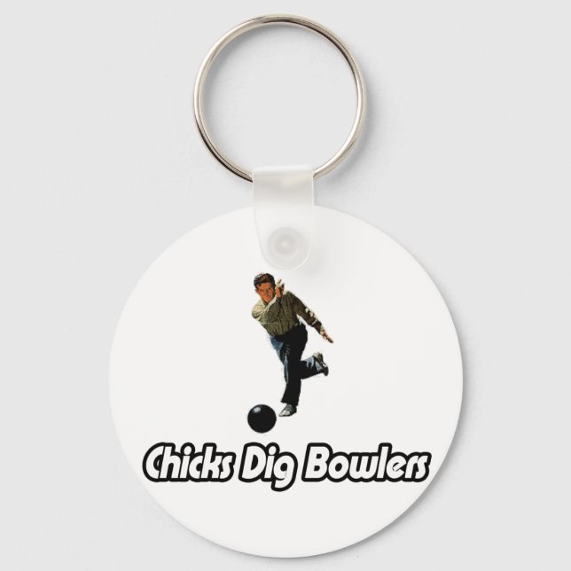 Chaveiro Pintinhos Dig Bowlers (Frente)