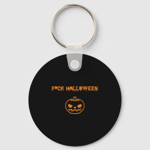 Chaveiro Pinto-de-abóbora anti-Halloween