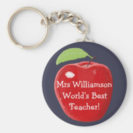 Chaveiro Pintor de Maçã do Melhor Professor do Mundo Person