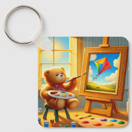 Chaveiro Pintor de Urso de Teddy