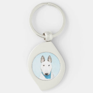 Chaveiro Pintura Bull Terrier - Arte Cachorro Original Boni