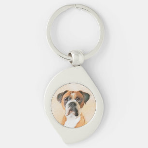 Chaveiro Pintura De Cachorro Descortada Arte Animal Origina