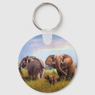 Chaveiro Pintura de elefante