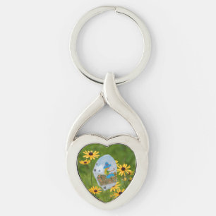 Chaveiro Pintura de Garden Rock