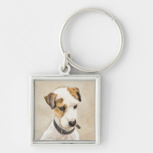 Chaveiro Pintura de Parson Jack Russell Terrier - Arte Cani
