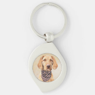 Chaveiro Pintura em Vizsla com Cabelo Frio - Arte Cachorra
