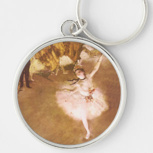 Chaveiro Pintura Familiar da Estrela do Balé Degas