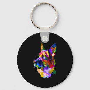 Chaveiro Pintura  German shepherd Pintura Pet Dog Mãe