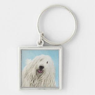 Chaveiro Pintura Komondor - Arte Cachorra Original