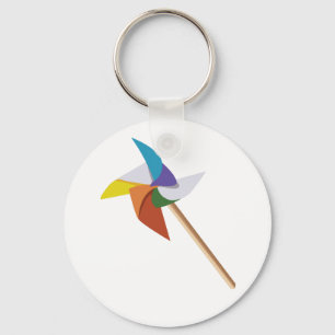 Chaveiro Pinwheel colorido
