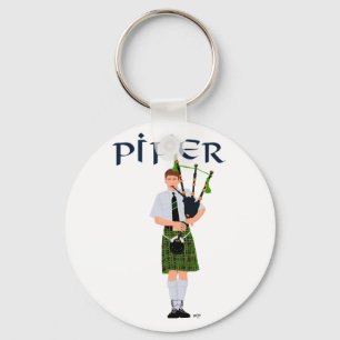 Chaveiro PIPER Xadrez Verde