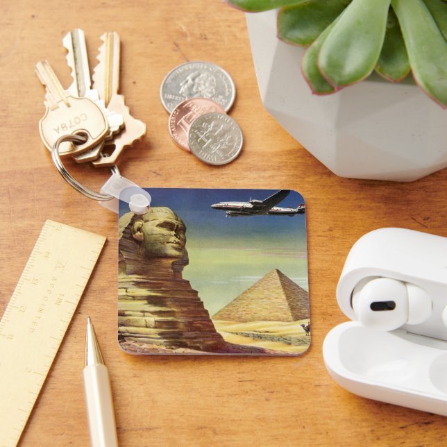 Chaveiro Pirâmides Vintage, Esfinge Excelente de Giza, Egit (Mesa)
