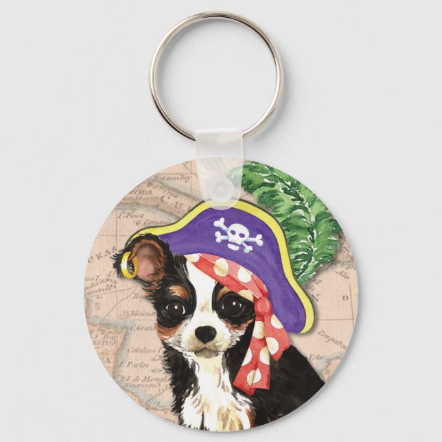 Chaveiro Pirata Casaco Chihuahua (Frente)