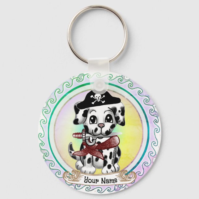 Chaveiro Pirata de Cachorrinho  (Frente)