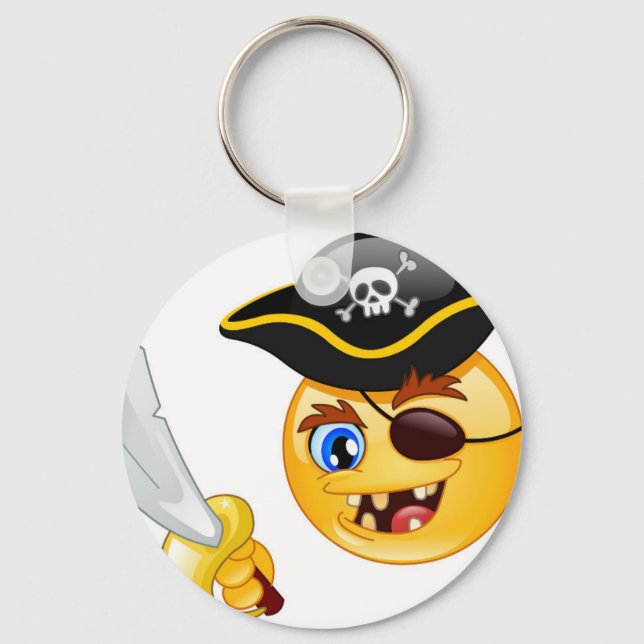 Chaveiro pirata emoji (Frente)