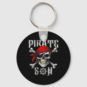Chaveiro Pirate Son Jolly Roger Flag E Skull Crossbones H
