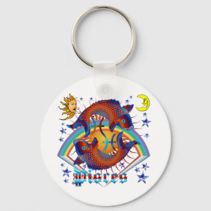 Chaveiro Pisces-Zodiac-V-1