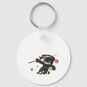 Chaveiro Piscina Engraçada Ninja Cute Pocket Billiards Meni