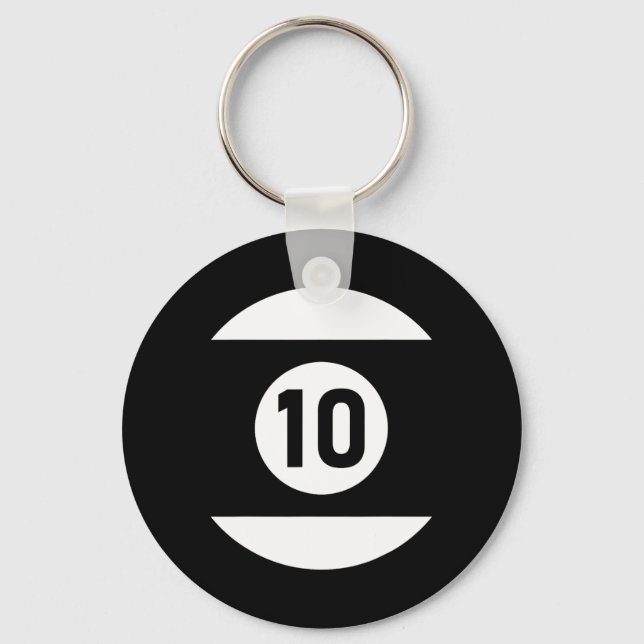 Chaveiro Piscina Ll 10 Billiards Correspondentes Dão Fácil  (Frente)