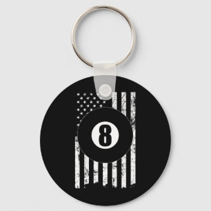 Chaveiro Piscina Snooker Billiards Player 8 Ball Eua Americ