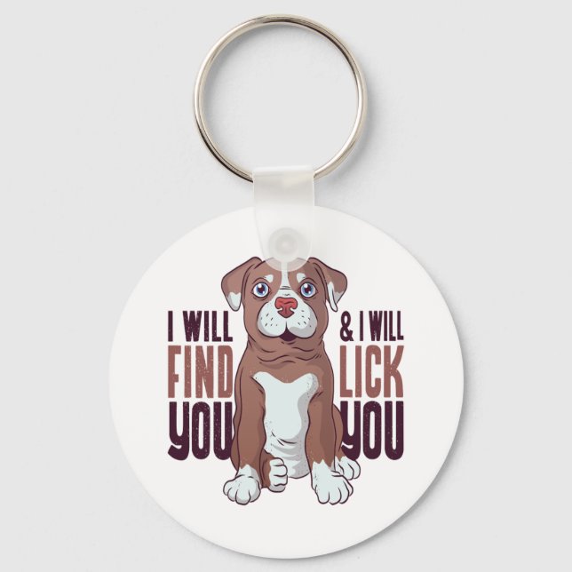 Chaveiro Pit Bull, Terrier Puppy Dog (Frente)