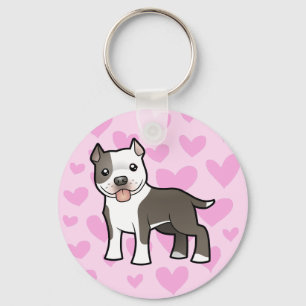 Chaveiro Pitbull/amor Staffordshire Terrier americano