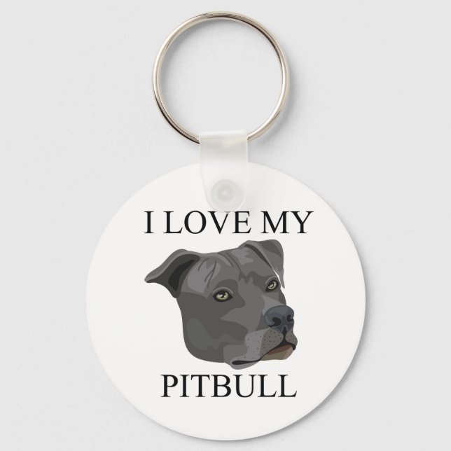Chaveiro PITBULL Love! (Frente)