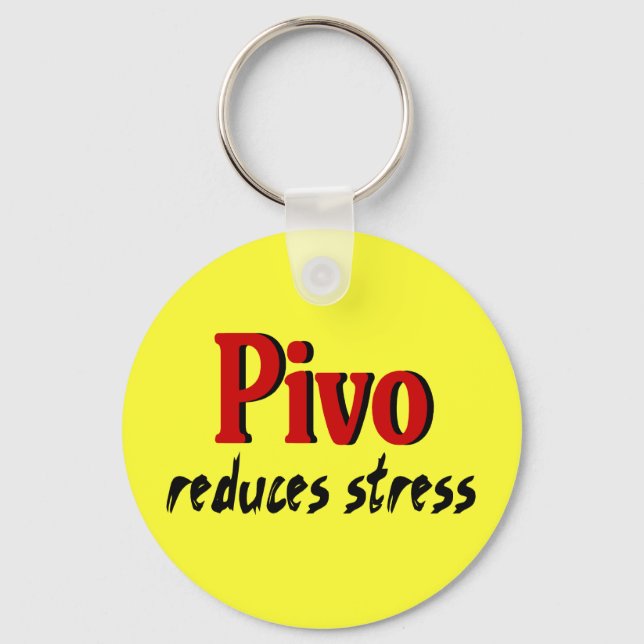 Chaveiro Pivo reduz o estresse (Frente)