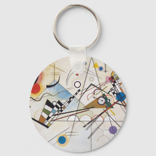 Chaveiro PixDezines Kandinsky 1923 Composição VIII
