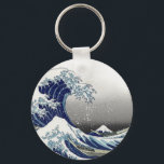 Chaveiro PixDezines Vintage, Excelente Wave, Hokusai 葛 飾 北<br><div class="desc">PixDezinves Vintage da arte japonesa. A onda Excelente de Kanagawa é uma das mais vistas do mundo. O artista Hokusai,  1832 (Período Edo). Representando o okinami como as ondas do excelente,  NÃO como o tsunami.</div>