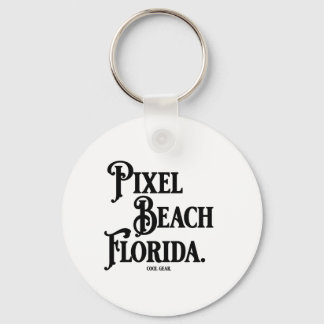Chaveiro Pixel Beach Florida T-Shirt