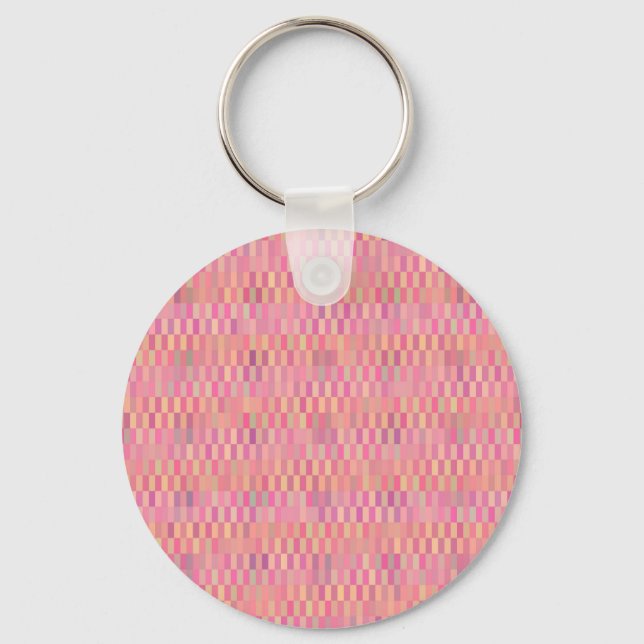 Chaveiro Pixels Rosa (Frente)