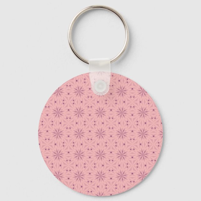 Chaveiro Pixels Rosa Suave (Frente)
