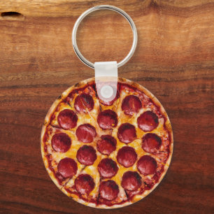 Chaveiro Pizza de Pepperoni