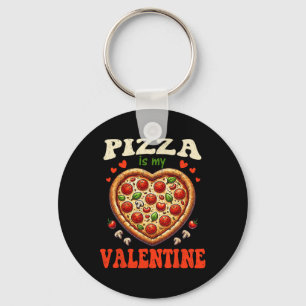 Chaveiro Pizza É Meu Dia Dos Namorados Coração Engraçado Am