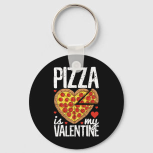 Chaveiro Pizza É Meu Peppero De Coração Dia de os namorados