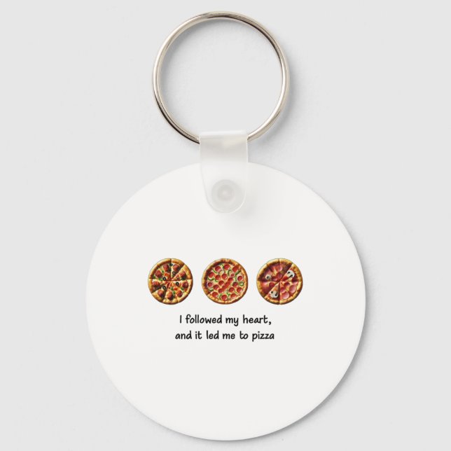 Chaveiro Pizza Sticker (Frente)