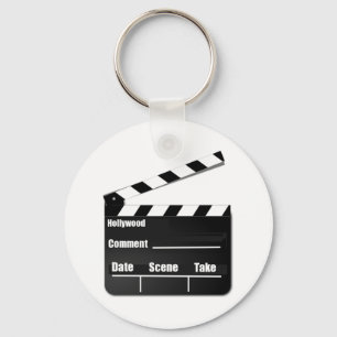 Chaveiro Placa Clapperboard de Filmes