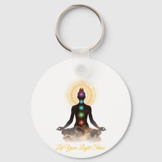 Chaveiro Placa de Chakra Silhueta para Mesa com Cavalete 