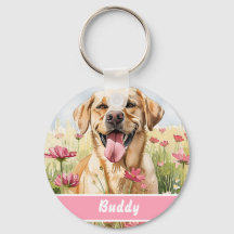 Placa de Identificação de Cachorro Labrador Retrie
