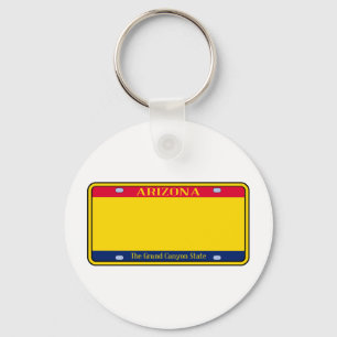 Chaveiro Placa de Licença de Estado de Arizona vazio