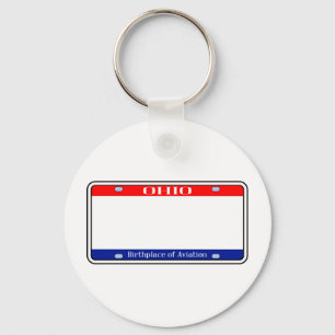 Chaveiro Placa de Licença de Ohio vazio