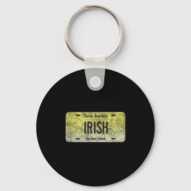 Chaveiro Placa de licença personalizada engraçada do estado (Frente)