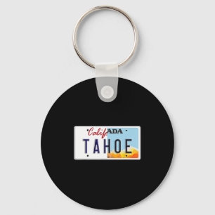 Chaveiro Placa de Licença Vintage Lake Tahoe Califórnia Nev