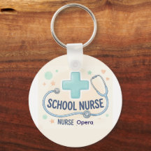 Placa Personalizada de Enfermeira Escolar Vintage