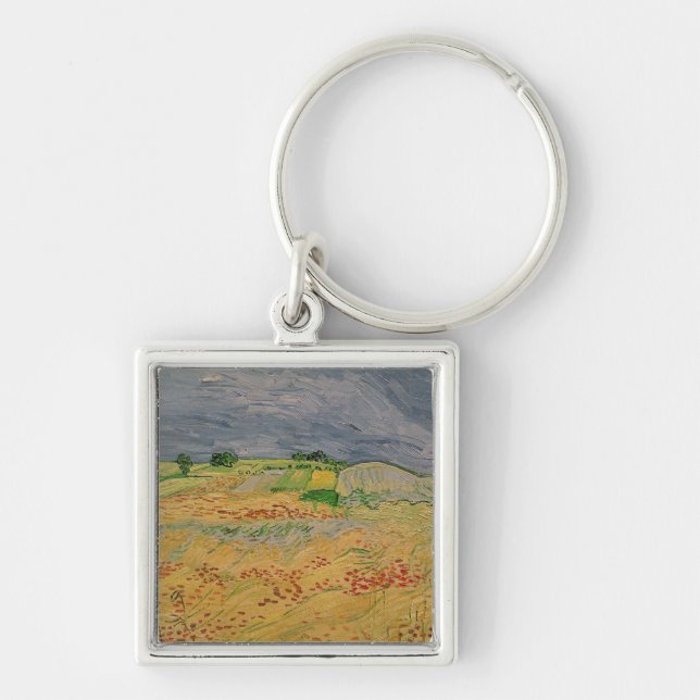 Chaveiro Planície de Vincent van Gogh | em Auvers, 1890 (Frente)