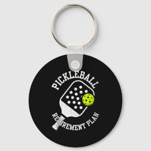 Chaveiro plano de aposentadoria de pickleball