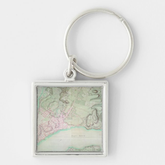 Chaveiro Plano de New York, 1776 (Frente)