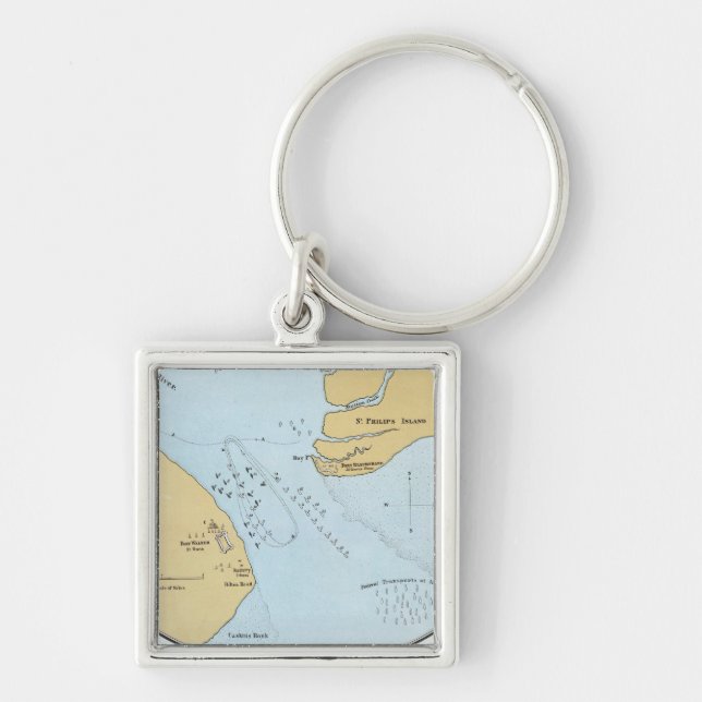 Chaveiro Plano do Ataque Naval e Captura de Porto Real (Frente)