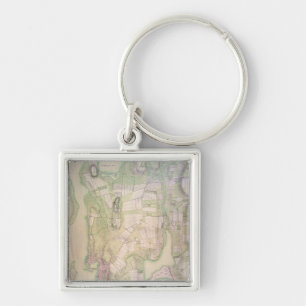 Chaveiro Plano militar de Newport, 1777